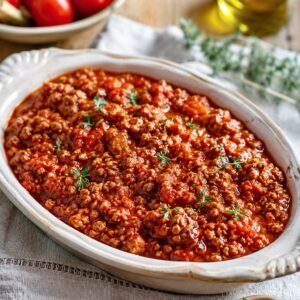 Ragu de Linguiça defumada