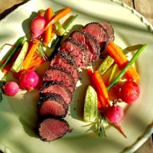 Rosbife de Filet Mignon em crosta de ervas