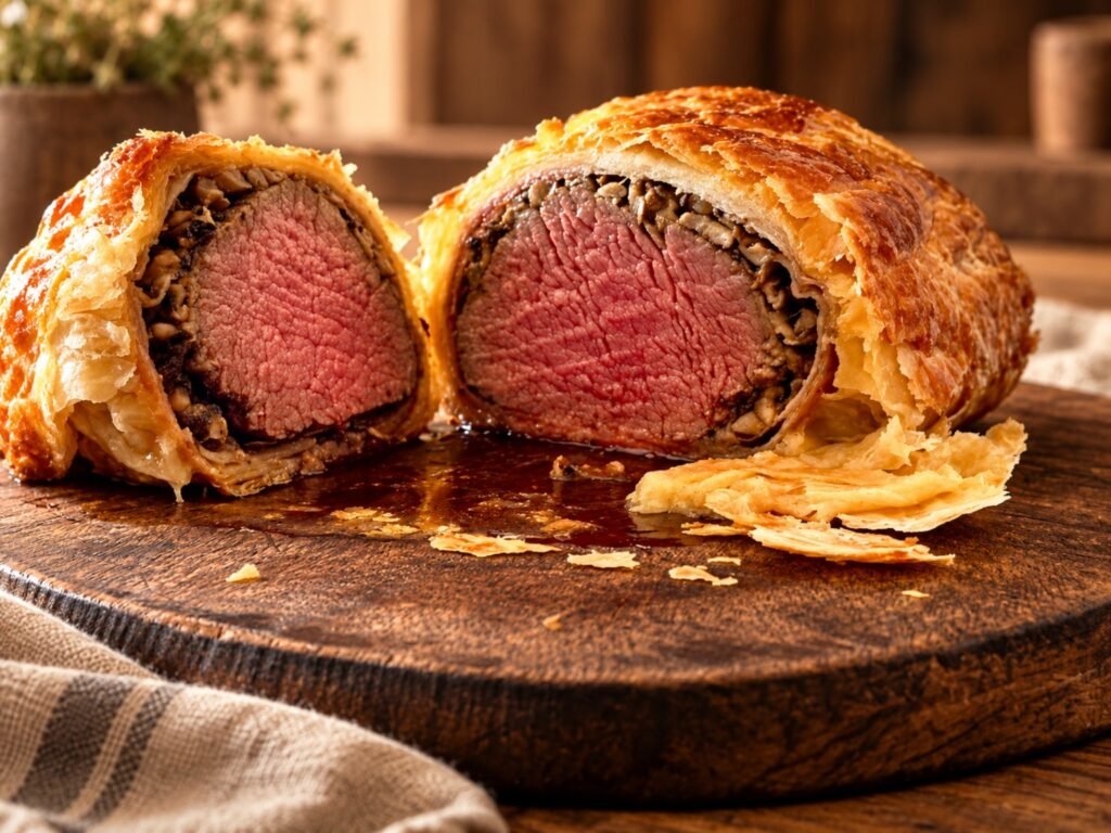 Opção 4 — Menu Beef Wellington de Javali